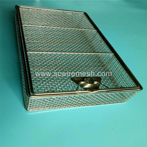 304 316 Stainless Steel Basket with Lid